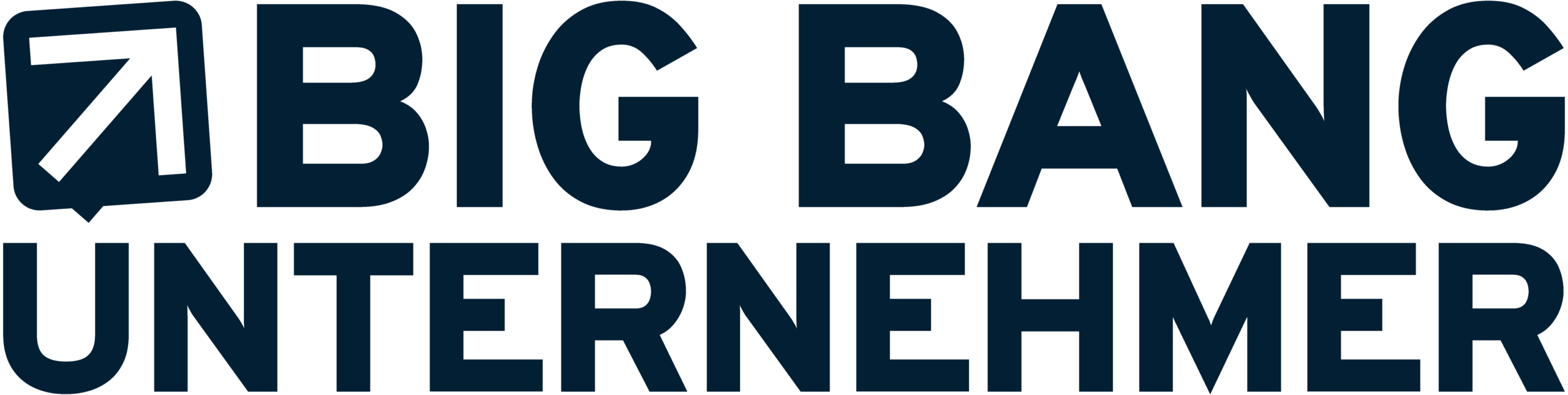 big bang unternehmer logo navy